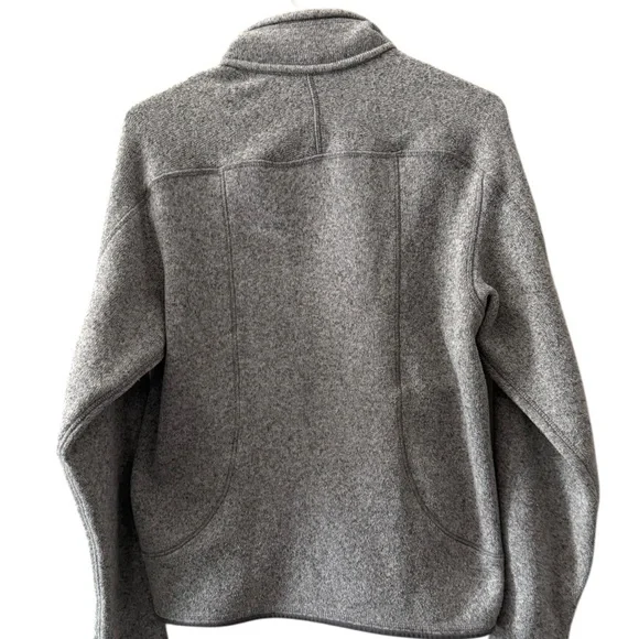 Patagonia Men’s Better Sweater Full Zip Synchilla Fleece Gray Jacket, SZ Small. - Picture 9 of 10